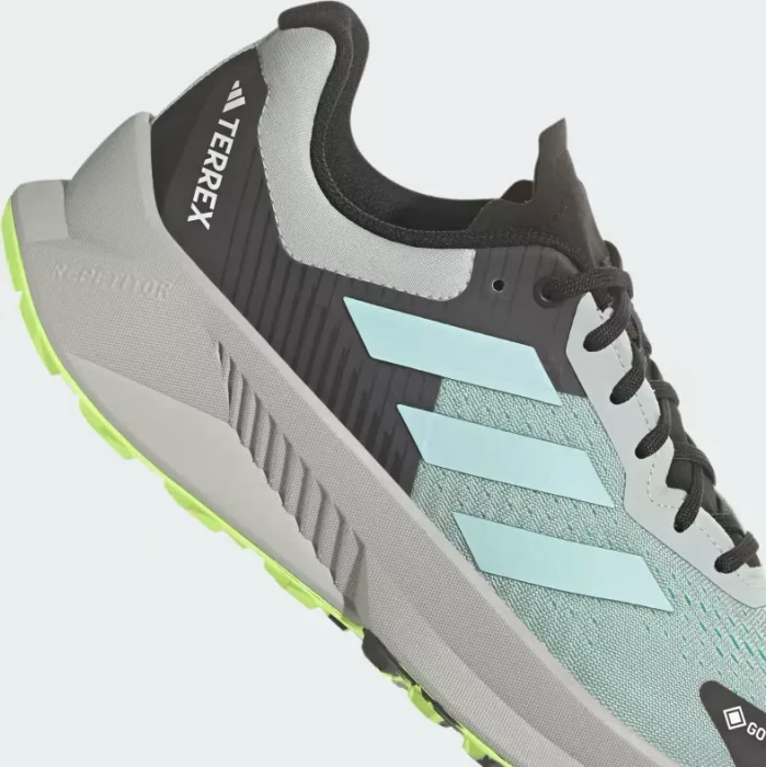 adidas Terrex Soulstride Flow GTX wonder silver/semi flash aqua/lucid lemon (Herren)