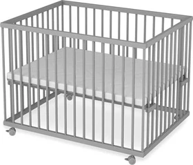 Sämann Laufgitter Premium Kollektion inkl. Laufgittereinlage Cloud Basic 72x101cm grau
