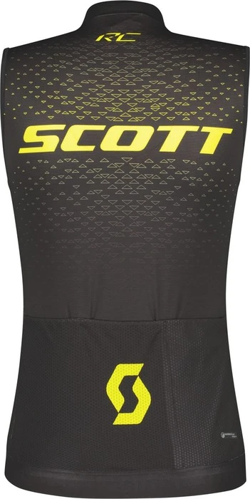 Scott RC Pro Trikot ärmellos black/sulphur yellow (Herren)