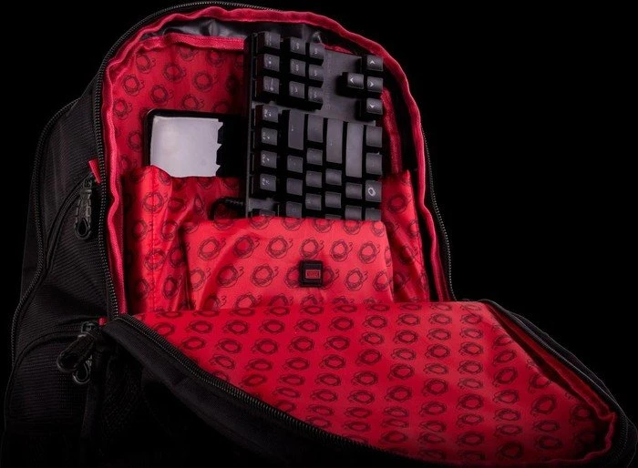 Ozone Survivor 15.6" Rucksack schwarz/rot