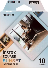 Fujifilm instax SQUARE Sofortbildfilm Sunset, 10 Aufnahmen