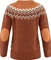 Fjällräven Övik Strickpullover autumn leaf/desert brown (Damen) Vorschaubild