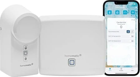 eQ-3 Homematic IP Funk-Türschlossantrieb, inkl. Gateway, Set