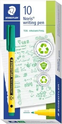 Staedtler Noris writing pen 307 0.3mm grün, 10er-Pack