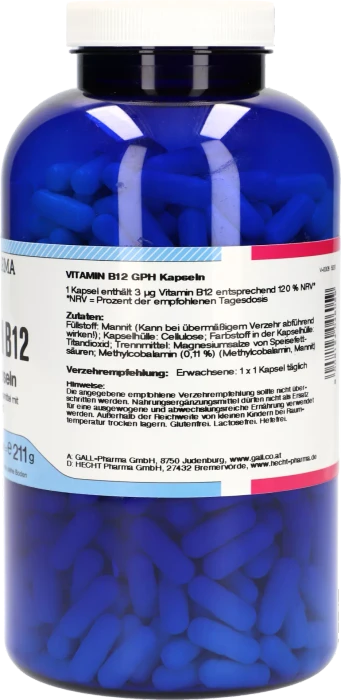 Vitamin B12 3µg GPH Kapseln, 750 Stück