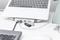 Digitus Variabler Notebook-Ständer mit integrierter USB-C Docking Station, USB-C 3.0 [Buchse] Vorschaubild