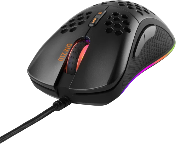 Deltaco DM210 Ultra-Light Gaming Mouse schwarz, USB