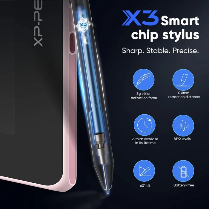 XP-Pen Artist 16 (2. Generation), rosa