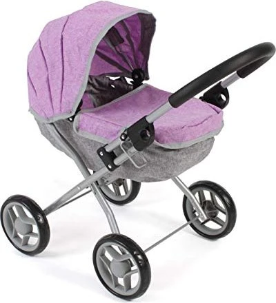 Bayer Chic 2000 Lilli Kombipuppenwagen melange lila/grau