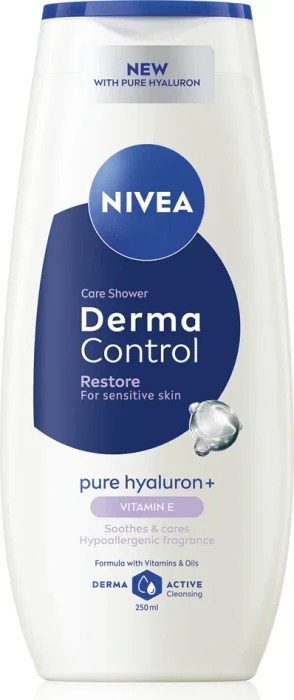 Nivea Derma Control Restore Pure Hyaluron+ Duschgel, 250ml