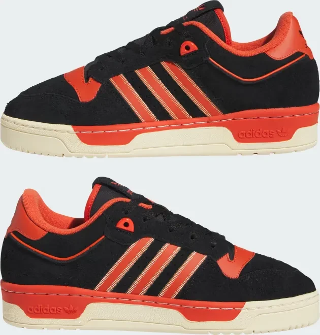 adidas Rivalry Low 86 core black/preloved red s23/easy yellow