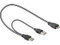 DeLOCK USB 3.0 Y-Kabel, 2x A/Micro-B Vorschaubild