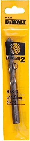 DeWalt DT5059 Extreme 2 HSS-G Spiralbohrer, 11.5x91x142mm, 1 Stück
