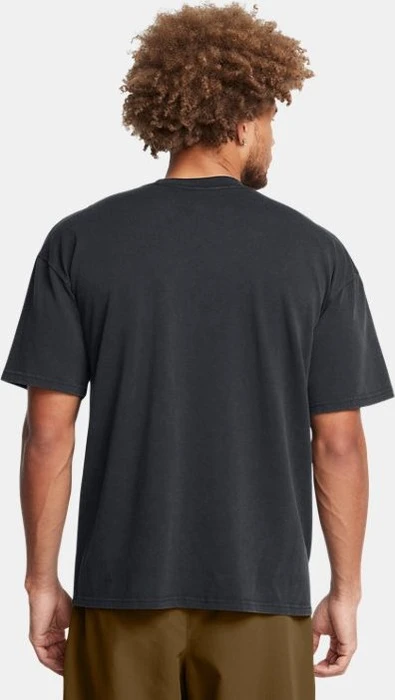 Under Armour Heavyweight Logo Wash T-Shirt kurzarm schwarz/weiß (Herren)