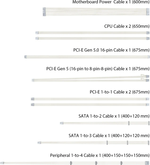ASUS TUF Gaming Gold, TUF-GAMING-1000G White Edition, 1000W, ATX 3.1