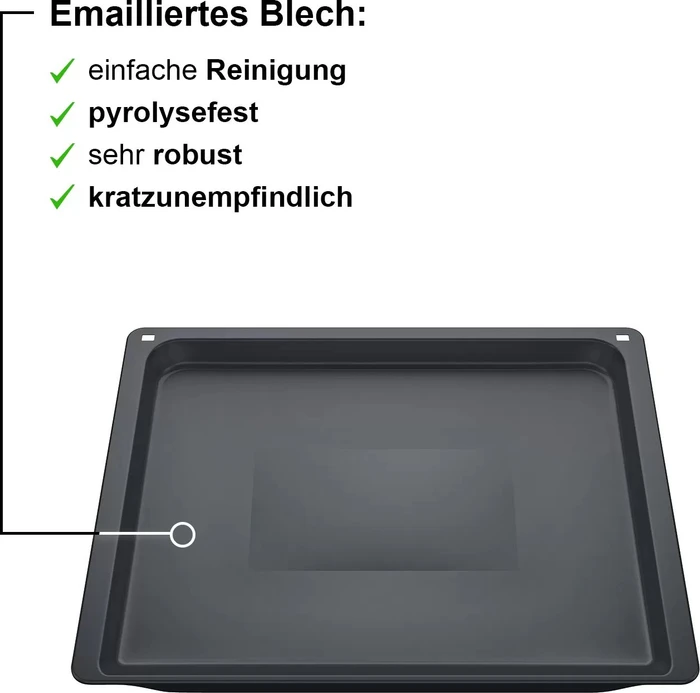 BSH Hausgeräte Backblech 455x375x30mm anthrazit