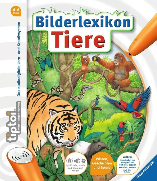 Ravensburger tiptoi Buch: Bilderlexikon Tiere