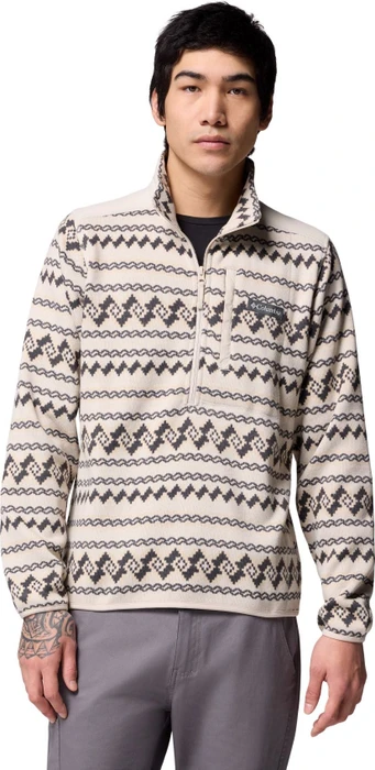 Columbia Sweater Weather III Half Zip Fleece Print Pullover dark stone/knitknot (Herren)