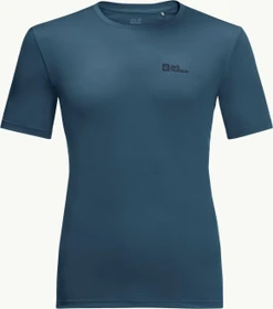 Jack Wolfskin Tech Funktionsshirt kurzarm dark sea (Herren)