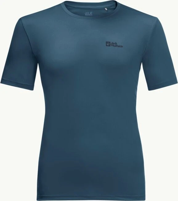 Jack Wolfskin Tech Funktionsshirt kurzarm dark sea (Herren)