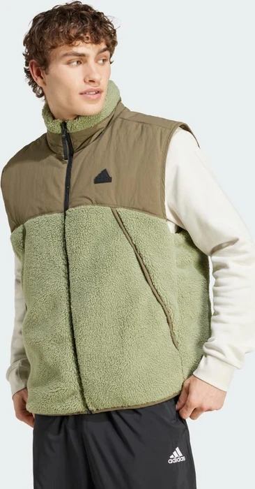 adidas City Escape Reversible Vest Funktionsweste tent green/olive strata (Herren)