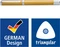 Staedtler triplus 474 glorious gold, rechte Hand, mittel, Faltschachtel Vorschaubild