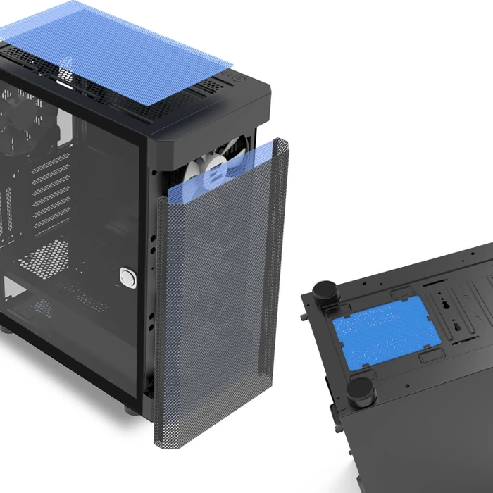 Zalman i4 TG Black, Glasfenster