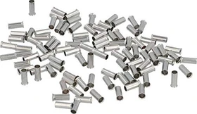 uniTEC Aderendhülse blank 2.5mm² / 7mm, 100 Stück
