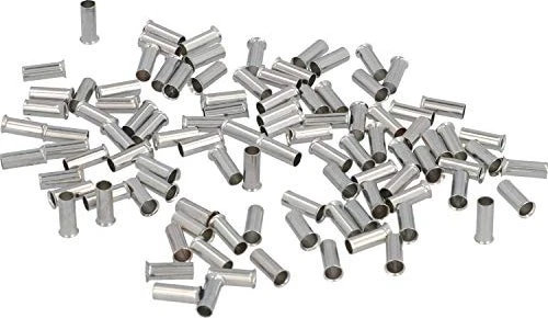 uniTEC Aderendhülse blank 2.5mm² / 7mm, 100 Stück