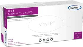 MaiMed Vinyl PF unsteril Einweghandschuhe XL, 100 Stück