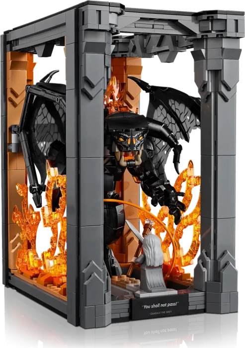 LEGO Icons - Der Herr der Ringe: Balrog Bücherstütze