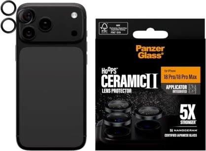 PanzerGlass Hoops Ceramic Lens Protector für Apple iPhone 18 Pro/18 Pro Max