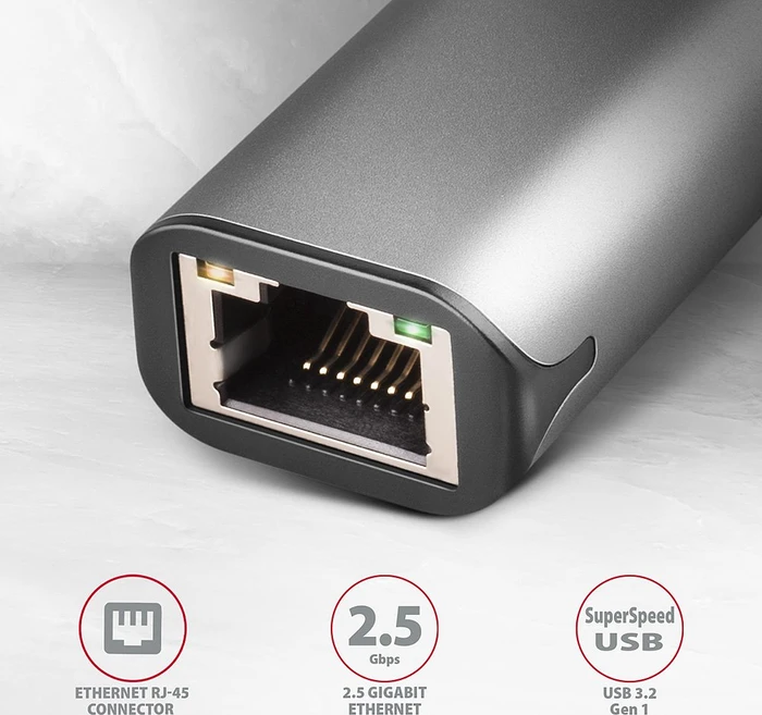Axagon 2.5G LAN-Adapter, RJ-45, USB-A 3.0 [Stecker]