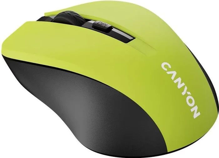Canyon OnClick W01 / MW-1 Wireless Optical Mouse gelb, USB