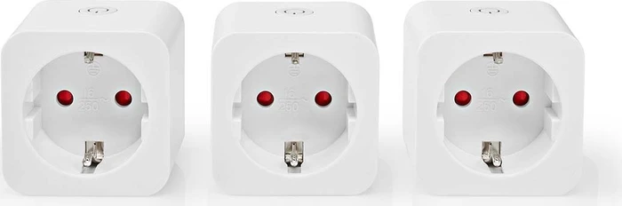 Nedis WLAN Smart-Stecker, 3680W, Typ F, Smart-Steckdose, 3er-Pack