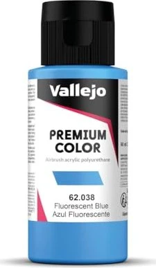 Vallejo Premium Airbrush Color blue fluo, 60ml