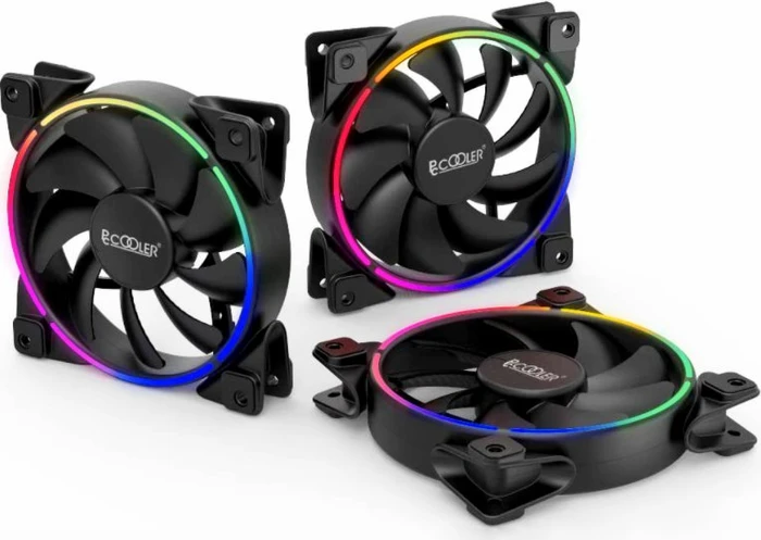 PCCooler Corona FRGB, 120mm, 3er-Pack