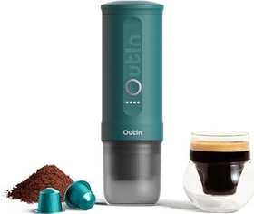 Outin Nano Portable Espresso Maschine Kaffeemaschine outin teal