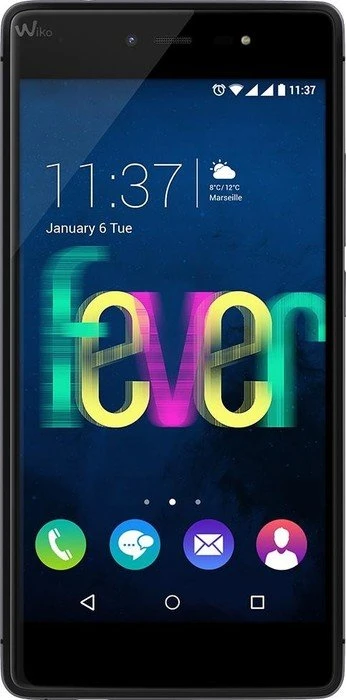 Wiko Fever 4G schwarz/grau
