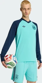 adidas FIFA WM 2026 Deutschland Auswärts Aufwärmshirt langarm flash aqua (Herren)