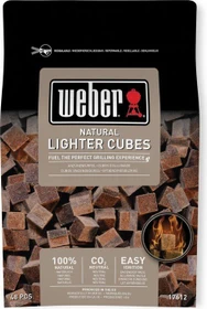 Weber Würfel Grill-/Kaminanzünder braun-ökologisch, 48 Stück
