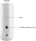 Netgear Orbi Wi-Fi 7, 370 Serie RBE370, Satellit, BE3600, weiß Vorschaubild