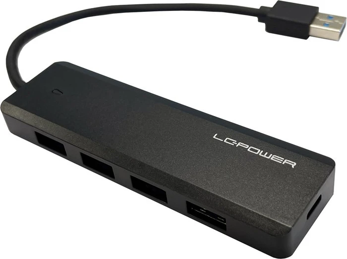 LC-Power USB-Hub, 4x USB-A 3.0, USB-A 3.0 [Stecker]