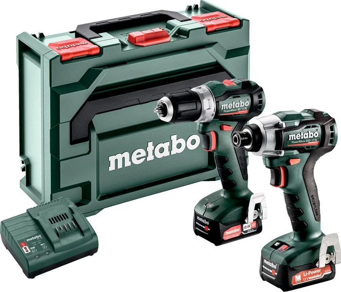 Metabo Combo Set 2.7.3 12V BL Akku-Maschinenset inkl. Koffer + 2 Akkus 2.0Ah