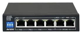 Avizio SU Desktop Switch, 6x RJ-45, 60W PoE+ (AV-SU4MP2M)