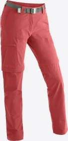 Maier Sports Inara Slim Zip-Off Hose lang red orcher (Damen)