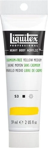 Liquitex Professional Heavy Body Acrylic cadmium-free yellow medium, 59ml