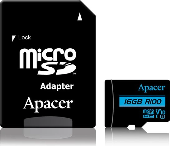 Apacer R100 16GB Kit, UHS-I U1, Class 10