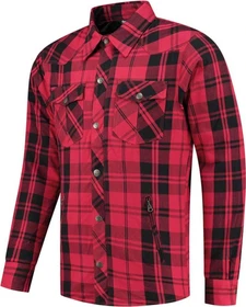 Rusty Stitches Neil V2 Herren Jacke rot/schwarz (verschiedene Größen)
