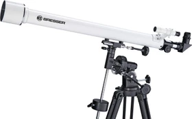 Bresser Classic 60/900 EQ Linsenteleskop mit äquatorialer Montierung